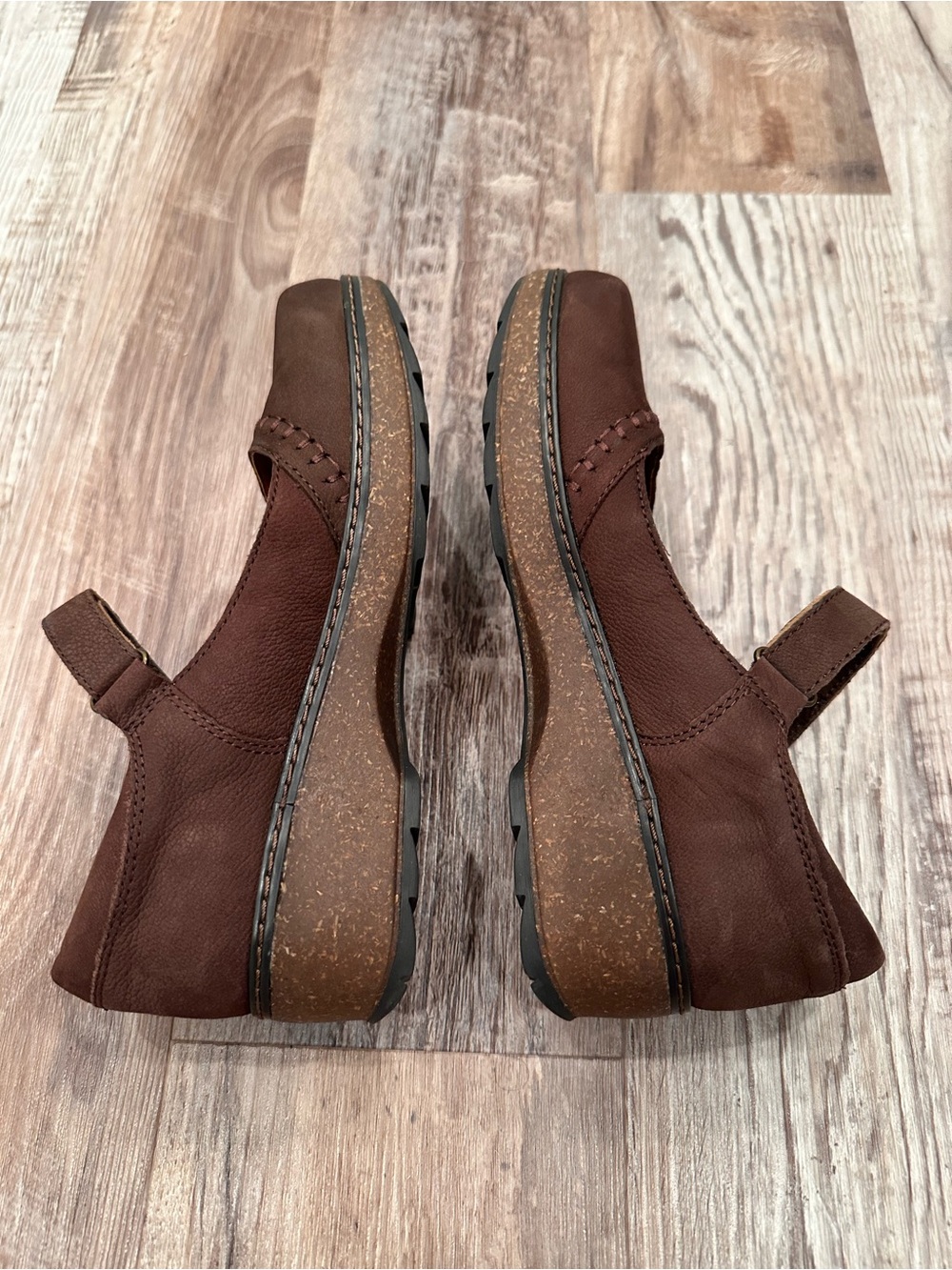 Earth Kalece Brown Mary Jane Adjustable Strap Shoes Like New Sz 7 comfort - Picture 6 of 9